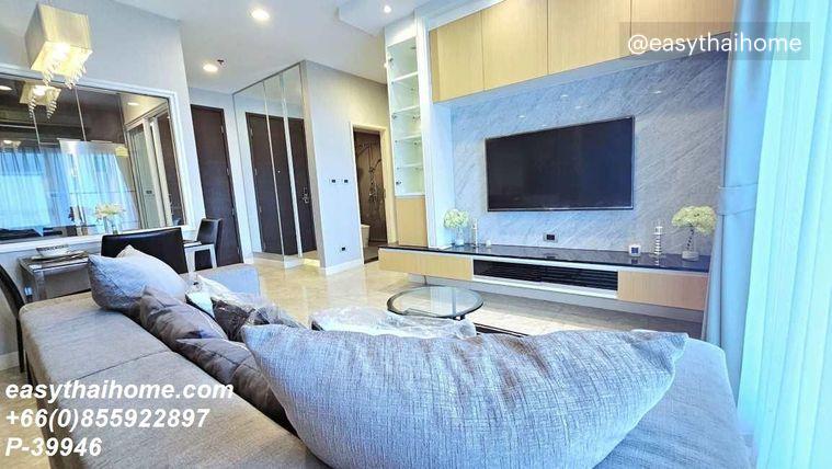 รูป P-39946 วิวเมือง! เดอะ เครสท์ สุขุมวิท 34 (The Crest Sukhumvit 34) 1 นอน หรูหรา พร้อมเข้าอยู่! BTS ทองหล่อ Line Id: @easythaihome 085-592-2897 - รูปที่ 5/15