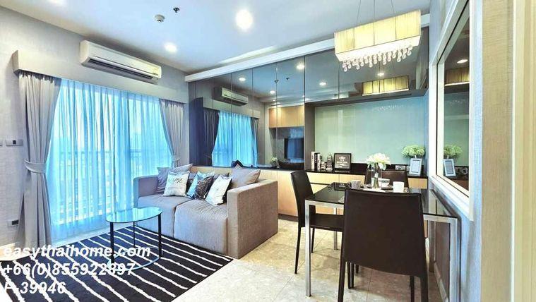 รูป P-39946 วิวเมือง! เดอะ เครสท์ สุขุมวิท 34 (The Crest Sukhumvit 34) 1 นอน หรูหรา พร้อมเข้าอยู่! BTS ทองหล่อ Line Id: @easythaihome 085-592-2897 - รูปที่ 2/15