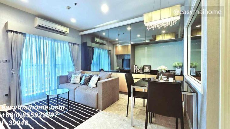 รูป P-39946 วิวเมือง! เดอะ เครสท์ สุขุมวิท 34 (The Crest Sukhumvit 34) 1 นอน หรูหรา พร้อมเข้าอยู่! BTS ทองหล่อ Line Id: @easythaihome 085-592-2897 - รูปที่ 2/15