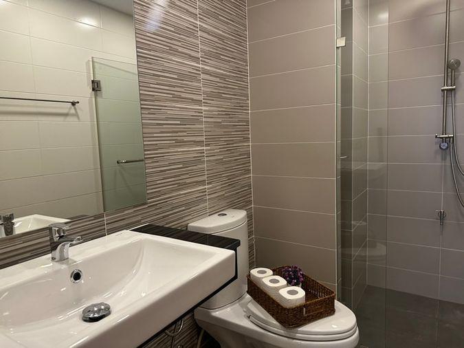 รูป ห้องใหม่เพิ่งแต่งเสร็จ : Casalunar Mesto : 1 bed 32 ตรม ชั้น 25 วิวทะเล เฟอร์ครบ พร้อมเข้าอยู่ - รูปที่ 13/14