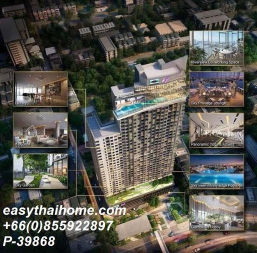 รูป P-39868 🏢 ต้องการขายคอนโด นิช โมโน เจริญนคร Charoen Nakhon Rd, Dao Khanong, Thon Buri, Bangkok easythaihome.com+66(0)855922897 - รูปที่ 4/47