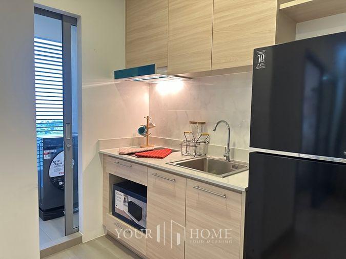 รูป ห้องใหม่เพิ่งแต่งเสร็จ : Casalunar Mesto : 1 bed 32 ตรม ชั้น 25 วิวทะเล เฟอร์ครบ พร้อมเข้าอยู่ - รูปที่ 9/14