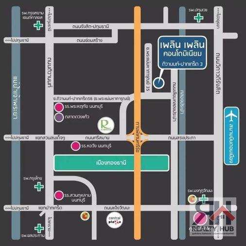 รูป 💲RB20159 ให้เช่าถูกมาก🍀เพลิน เพลิน คอนโดมิเนียม ติวานนท์ - ปากเกร็ด 3✅แอดไลน์ @930jwqti ( มี @ ด้วย) แอดมินตอบไว - รูปที่ 4/12