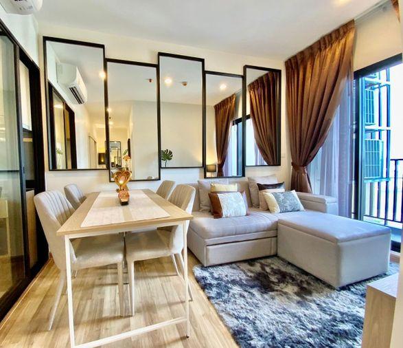 รูป ให้เช่า 📍 NICHE MONO CHAROEN NAKORN 📍 2 ห้องนอน เฟอร์นิเจอร์ และ เครื่องใช้ไฟฟ้าครบ ใกล้ BTS ตลาดพลู - รูปที่ 6/10