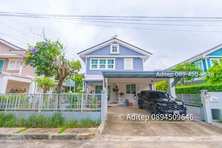 รูป ขายบ้านเดี่ยว 60 ตรว. พฤกษ์ลดา วงแหวน–หทัยราษฎร์ 3 ห้องนอน 3 ห้องน้ำ หน้าบ้านติดสวนไม่ชนใคร มีห้องนอนชั้นล่าง เหมาะผู้สูงอายุ - รูปที่ 1/29