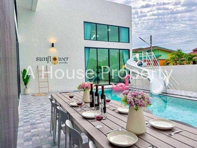 รูป ขายพลูวิลล่าสไตล์ Modern Luxury ทำเลดี ห่างทะเลจอมเทียนเพียง 5 นาที - รูปที่ 4/14