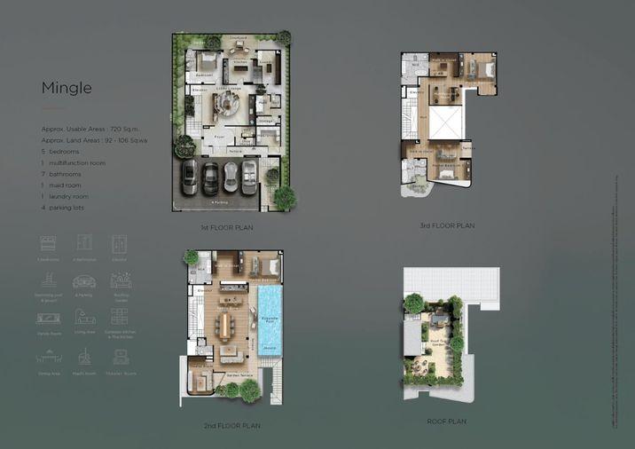 รูป Merge Residence Pattaya – วิลล่าหรูระดับซูเปอร์ลักซ์ชัวรี่ พร้อมสระว่ายน้ำส่วนตัว ใกล้โรงเรียนนานาชาติ - รูปที่ 2/16