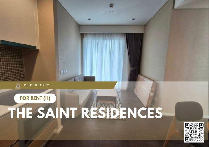 รูป ให้เช่า 🔥 The Saint Residences 🔥 ใกล้ MRT พหลโยธิน 2 ห้องนอน เฟอร์นิเจอร์ และ เครื่องใช้ไฟฟ้าครบ  - รูปที่ 1/9
