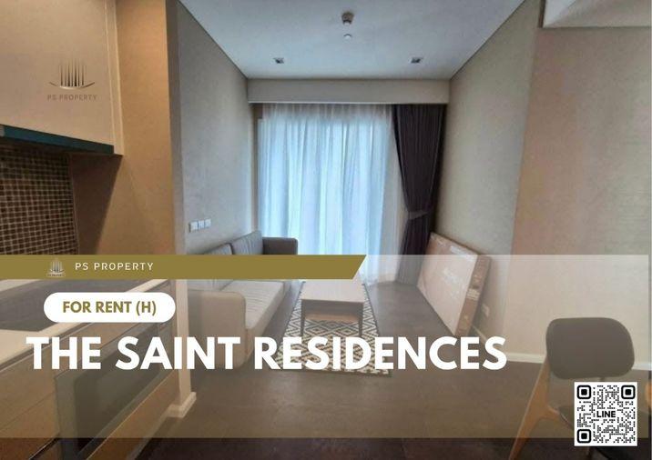 รูป ให้เช่า 🔥 The Saint Residences 🔥 ใกล้ MRT พหลโยธิน 2 ห้องนอน เฟอร์นิเจอร์ และ เครื่องใช้ไฟฟ้าครบ - รูปที่ 1/9