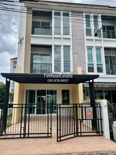 รูป ขายด่วน! ทาวน์โฮม 3 ชั้น (หลังมุม) โครงการบ้านกลางเมือง S-Sense ศรีนครินทร์ บ้านเปล่า พร้อมให้คุณตกแต่งตามสไตล์ที่ชอบ บนทำเลศักยภาพ - รูปที่ 1/25