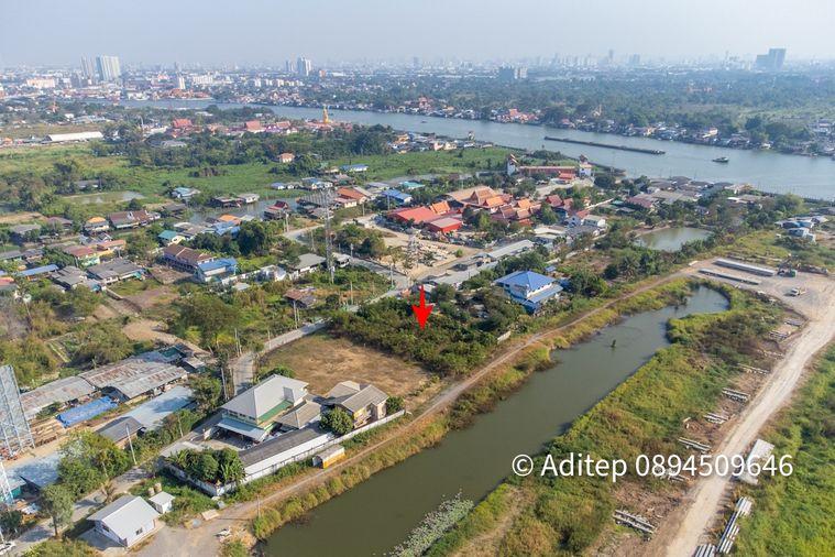 รูป ขาย ที่ดิน ถนนชัยพฤกษ์ ปากเกร็ด 1 ไร่กว่า เข้าซอย 150 ม. ใกล้แม่น้ำเจ้าพระยา ถนนราชพฤกษ์ สะพานพระราม 4 ที่ดินถมแล้ว - รูปที่ 10/26