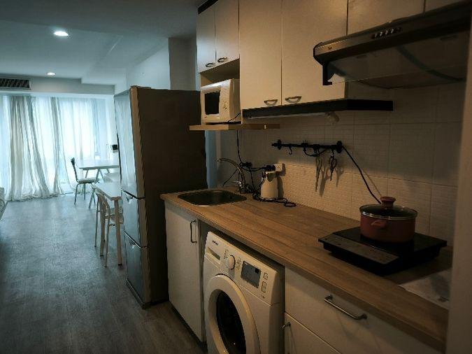 picture The Trendy Condominium    36 sq m    Studio, 1 bathroom  Studio, 1 bathroom, washing machine, dryer, near elevator - 7/28