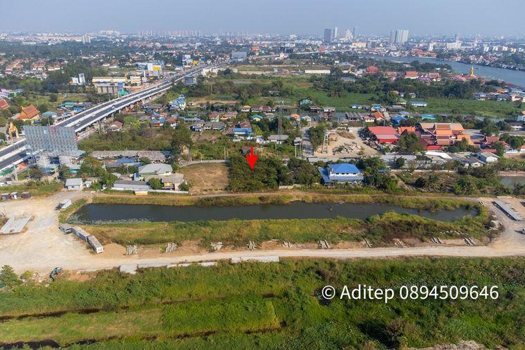 รูป ขาย ที่ดิน ถนนชัยพฤกษ์ ปากเกร็ด 1 ไร่กว่า เข้าซอย 150 ม. ใกล้แม่น้ำเจ้าพระยา ถนนราชพฤกษ์ สะพานพระราม 4 ที่ดินถมแล้ว - รูปที่ 9/26