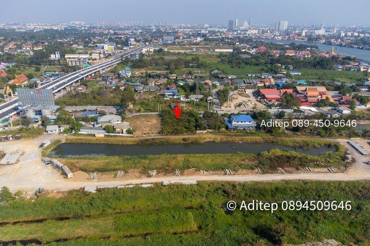รูป ขาย ที่ดิน ถนนชัยพฤกษ์ ปากเกร็ด 1 ไร่กว่า เข้าซอย 150 ม. ใกล้แม่น้ำเจ้าพระยา ถนนราชพฤกษ์ สะพานพระราม 4 ที่ดินถมแล้ว - รูปที่ 9/26