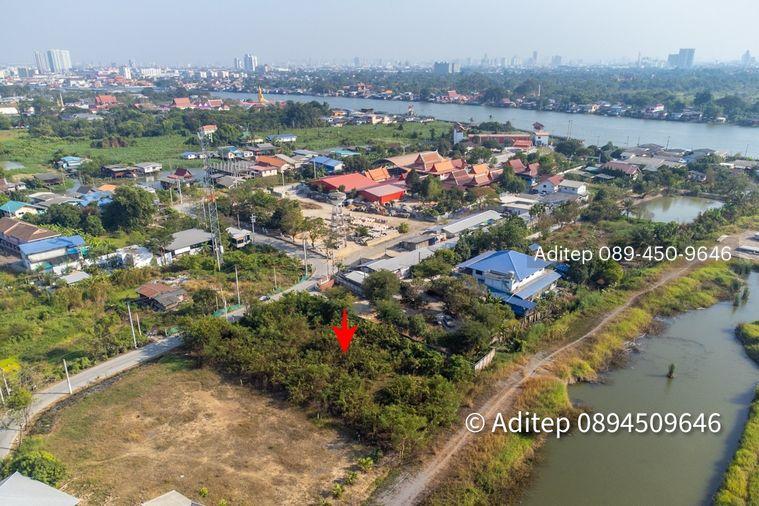 รูป ขาย ที่ดิน ถนนชัยพฤกษ์ ปากเกร็ด 1 ไร่กว่า เข้าซอย 150 ม. ใกล้แม่น้ำเจ้าพระยา ถนนราชพฤกษ์ สะพานพระราม 4 ที่ดินถมแล้ว - รูปที่ 16/26