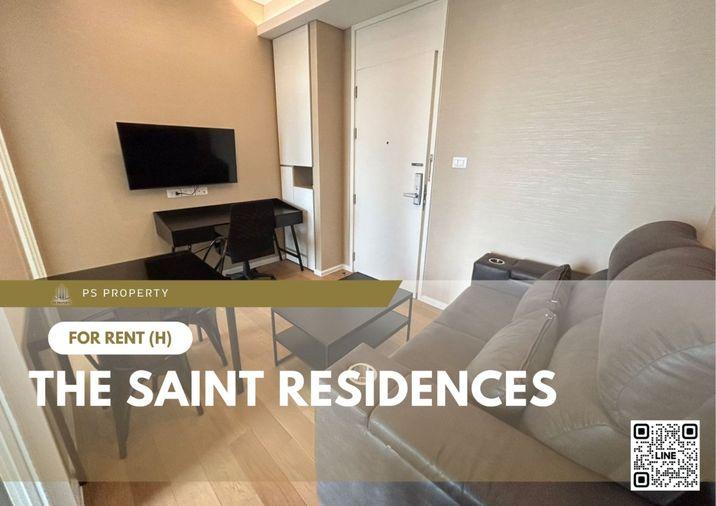 รูป ให้เช่า 🔥 The Saint Residences 🔥 ใกล้ MRT พหลโยธิน เฟอร์นิเจอร์ และ เครื่องใช้ไฟฟ้าครบ  - รูปที่ 1/8