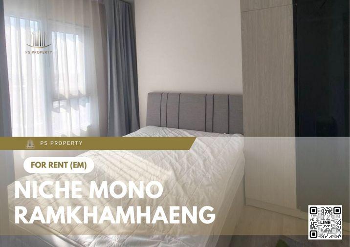 picture For rent 📍 Niche Mono Ramkhamhaeng 📍 Fully furnished and equipped, near The Mall - 1/6