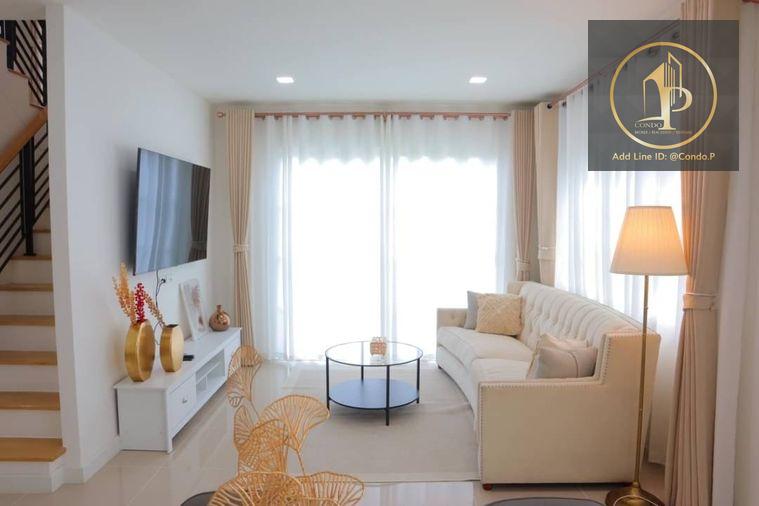 picture 🏡#PN2402_058🏡𝗙𝗼𝗿 𝗥𝗲𝗻𝘁 7️⃣7️⃣k.𝗙𝗼𝗿 𝗥𝗲𝗻𝘁 7️⃣7️⃣k.🔥✨Brand new detached house, Grandio Bangna Km.5 project, ready to move in 19 Sep. 2025 - 2/19