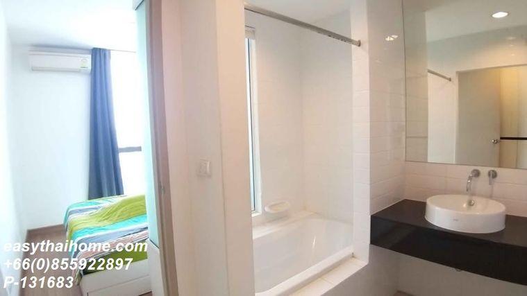 รูป P-131683 — ให้เช่าคอนโดวิวสระว่ายน้ำทำเลดีติดถนนใหญ่! Ideo Mix Sukhumvit 103 ใกล้ BTS อุดมสุข เดินทางสะดวก เฟอร์เครื่องใช้ไฟฟ้าครบ ราคา 13,500 บาท  - รูปที่ 2/15