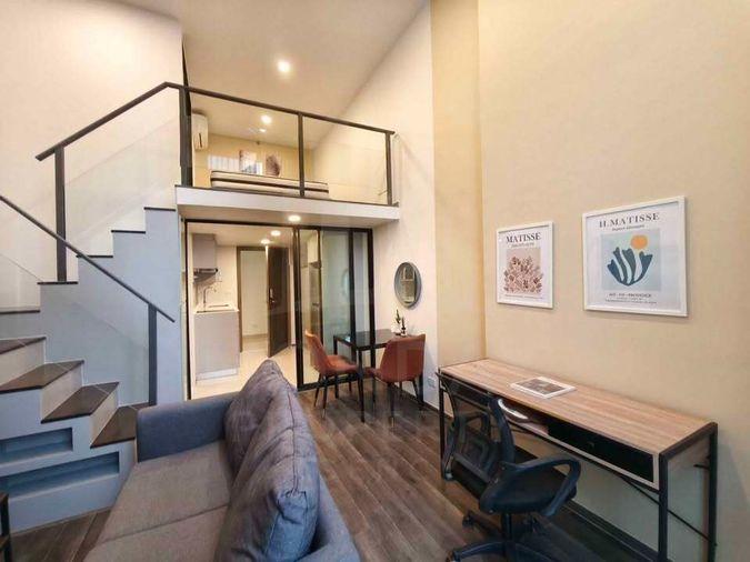 picture 📌 Urgently for rent : KnightsBridge Space Rama 9 beautiful room, fully furnished, ready to move in. MD-95515 - 3/5