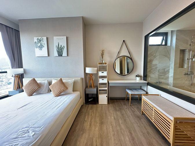 รูป Keen condo ตอบโจทย์ทั้งทำงานและพักผ่อน Prime Location  : Keen condo : 2Bed 2 Bath 63 ตรม ชั้น 19 (วิวทะเล) : ตรงข้ามโรบินสัน  - รูปที่ 1/26