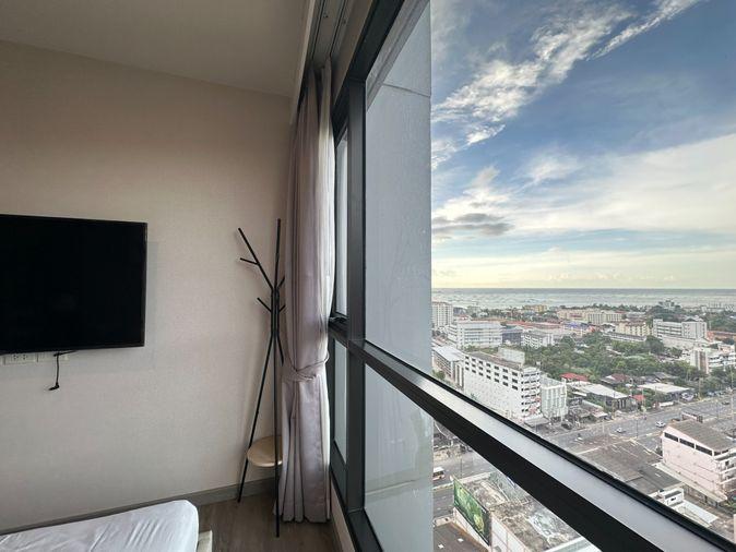 รูป Keen condo ตอบโจทย์ทั้งทำงานและพักผ่อน Prime Location  : Keen condo : 2Bed 2 Bath 63 ตรม ชั้น 19 (วิวทะเล) : ตรงข้ามโรบินสัน  - รูปที่ 17/26
