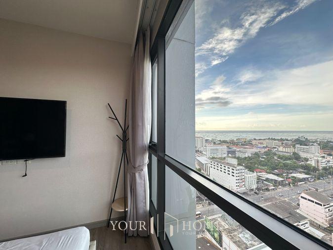 รูป Keen condo ตอบโจทย์ทั้งทำงานและพักผ่อน Prime Location : Keen condo : 2Bed 2 Bath 63 ตรม ชั้น 19 (วิวทะเล) : ตรงข้ามโรบินสัน - รูปที่ 17/26