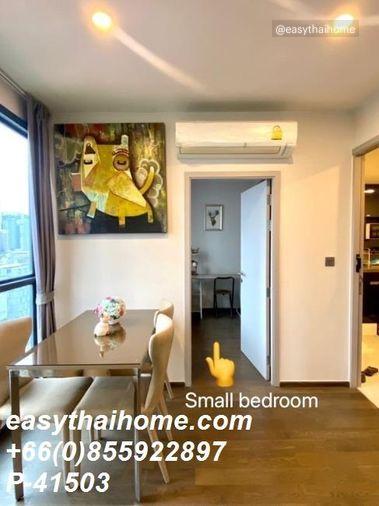 รูป P-41503 🏙️ วิวเมืองสวย! ไอดีโอ คิว สยาม-ราชเทวี 2 นอน หรู! BTS พญาไท 35,000 บาท Line Id: @easythaihome 085-592-2897 - รูปที่ 6/20
