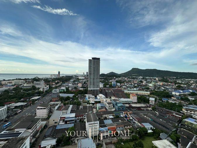 รูป Keen condo ตอบโจทย์ทั้งทำงานและพักผ่อน Prime Location : Keen condo : 2Bed 2 Bath 63 ตรม ชั้น 19 (วิวทะเล) : ตรงข้ามโรบินสัน - รูปที่ 11/26
