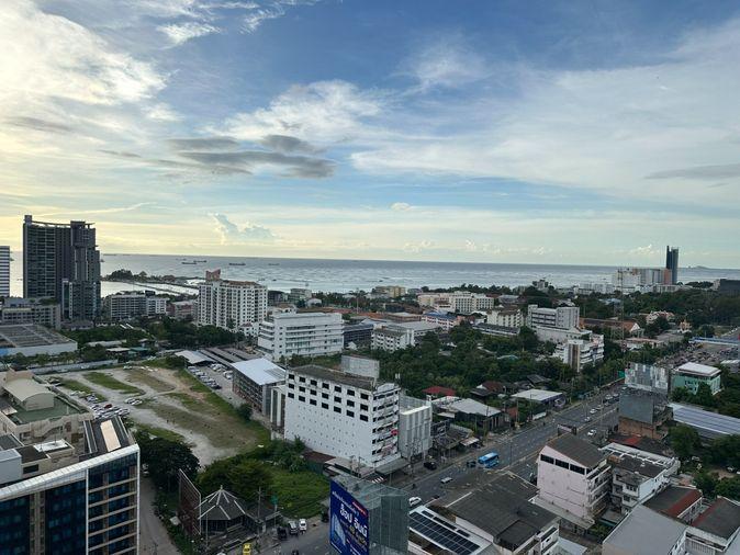 รูป Keen condo ตอบโจทย์ทั้งทำงานและพักผ่อน Prime Location  : Keen condo : 2Bed 2 Bath 63 ตรม ชั้น 19 (วิวทะเล) : ตรงข้ามโรบินสัน  - รูปที่ 12/26