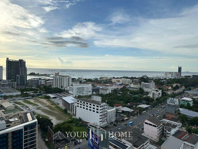 รูป Keen condo ตอบโจทย์ทั้งทำงานและพักผ่อน Prime Location : Keen condo : 2Bed 2 Bath 63 ตรม ชั้น 19 (วิวทะเล) : ตรงข้ามโรบินสัน - รูปที่ 12/26