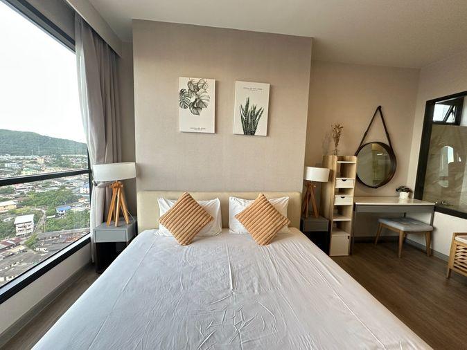 รูป Keen condo ตอบโจทย์ทั้งทำงานและพักผ่อน Prime Location  : Keen condo : 2Bed 2 Bath 63 ตรม ชั้น 19 (วิวทะเล) : ตรงข้ามโรบินสัน  - รูปที่ 5/26