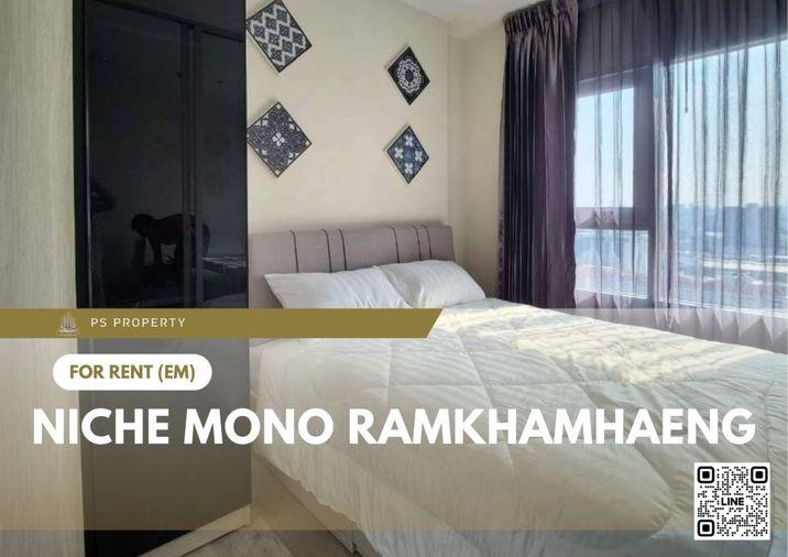 picture For rent ✨ Niche Mono Ramkhamhaeng ✨ Fully furnished and equipped, near The Mall Bangkapi - 1/14