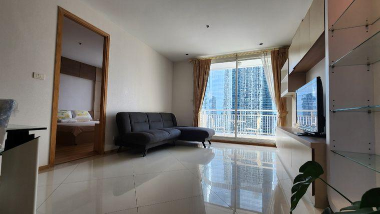 รูป The Empire Place | ให้เช่า 1 ห้องนอน ไซต์ใหญ่มาก กว้างชั้นสูง วิวสวย ตกแต่งเรียบร้อย อยู่ใกล้ตึกออฟฟิศต่างๆของสาทร - รูปที่ 4/12