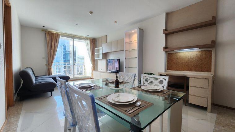 รูป The Empire Place | ให้เช่า 1 ห้องนอน ไซต์ใหญ่มาก กว้างชั้นสูง วิวสวย ตกแต่งเรียบร้อย อยู่ใกล้ตึกออฟฟิศต่างๆของสาทร - รูปที่ 1/12