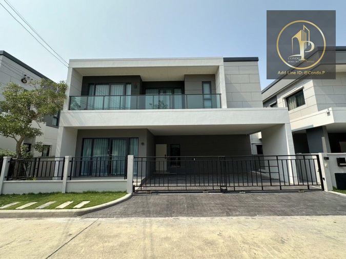 รูป 🏡#CT2407_190🏡𝗙𝗼𝗿 𝗥𝗲𝗻𝘁 1️⃣7️⃣0️⃣k.🔥🔥 บ้านหรูหลังใหญ่ พร้อมเข้าอยู่‼️✨ (ไม่สะดวกแอดไลน์กลับ) 🏡 ให้เช่าบ้านเดี่ยวโครงการ เซนโทรบางนา - รูปที่ 1/17