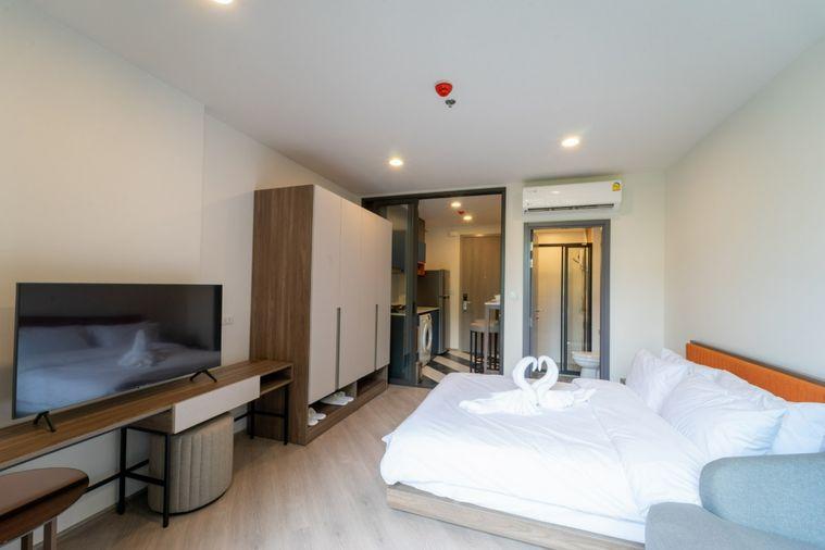 รูป PFD-06080 ให้เช่าคอนโด เดอะ เบส สะพานใหม่ ( THE BASE Saphanmai ) นัดชมห้อง ■ line : @propertyfinder - รูปที่ 4/11