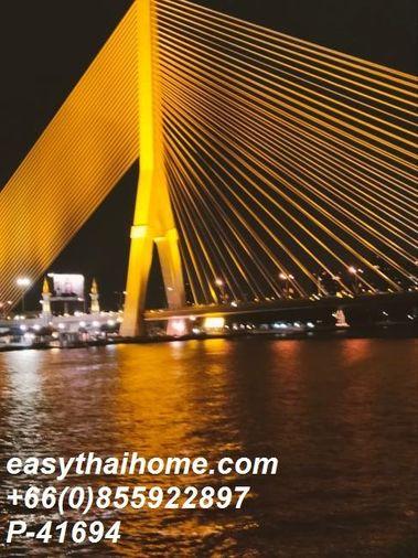 รูป P-41694 วิวแม่น้ำเจ้าพระยา! จุลดิษฐ์ ริเวอร์ แมนชั่น ห้องสตูดิโอ พร้อมเฟอร์ฯครบ! ใกล้ CBD! 3.09M Line Id: @easythaihome 085-592-2897 - รูปที่ 7/33