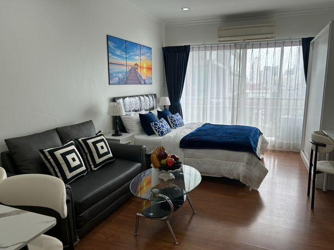 picture  Condo for rent : Grand Park View Asoke(( BTS Asoke   ))MK-02 line @livingbkk  - 1/8