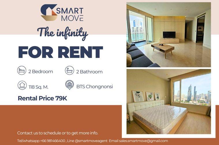 picture 🔥 For Rent !! high floor 17++, Newly renovated, fixed parking!! 🔥 Code C20230208131.....The Infinity, 2 bed, 2 bath, furnished, ready to move in 📣 - 1/21