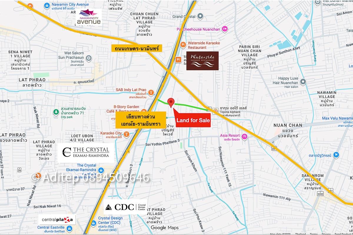 รูป ขายบ้านพร้อมที่ดิน 100 ตร.วา เพียง 260 ม. จากถนนเลียบด่วนเอกมัย-รามอินทรา ใกล้ถนนเกษตร-นวมินทร์ ใกล้ Central Eastville, CDC, The Crystal - รูปที่ 3/14