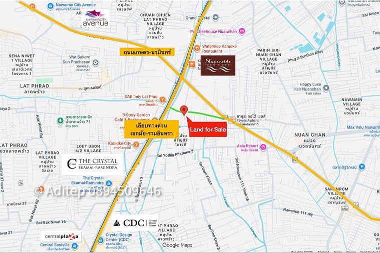 รูป ขายบ้านพร้อมที่ดิน 100 ตร.วา เพียง 260 ม. จากถนนเลียบด่วนเอกมัย-รามอินทรา ใกล้ถนนเกษตร-นวมินทร์ ใกล้ Central Eastville, CDC, The Crystal - รูปที่ 3/14
