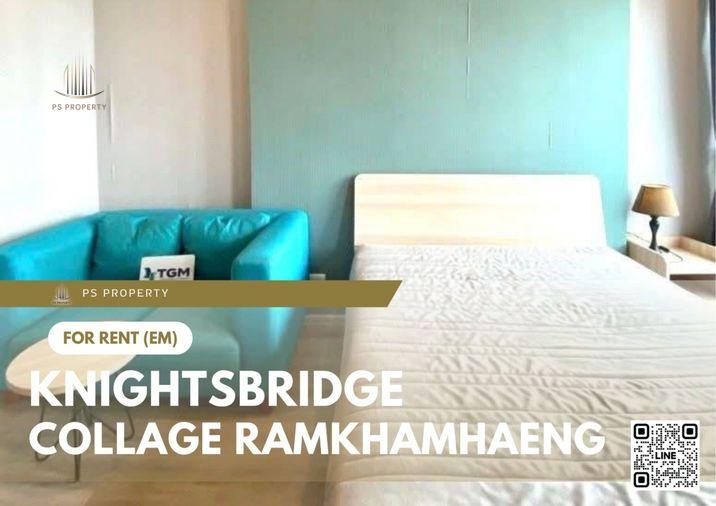 picture For rent 📍 Knightsbridge Collage Ramkhamhaeng 📍 Fully furnished and equipped, next to Soi Ramkhamhaeng 42 - 1/8