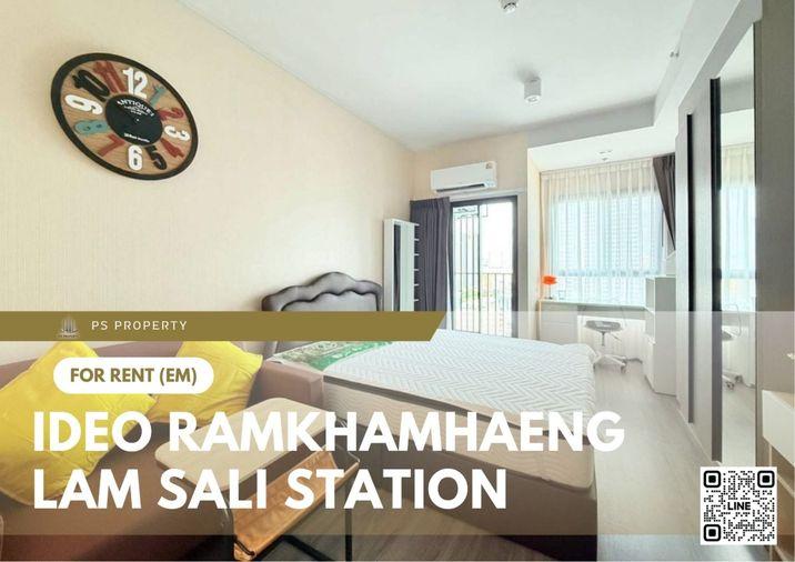 รูป ให้เช่า 🔥 Ideo Ramkhamhaeng - Lam Sali Station 🔥 เฟอร์นิเจอร์ และ เครื่องใช้ไฟฟ้าครบ  - รูปที่ 1/11
