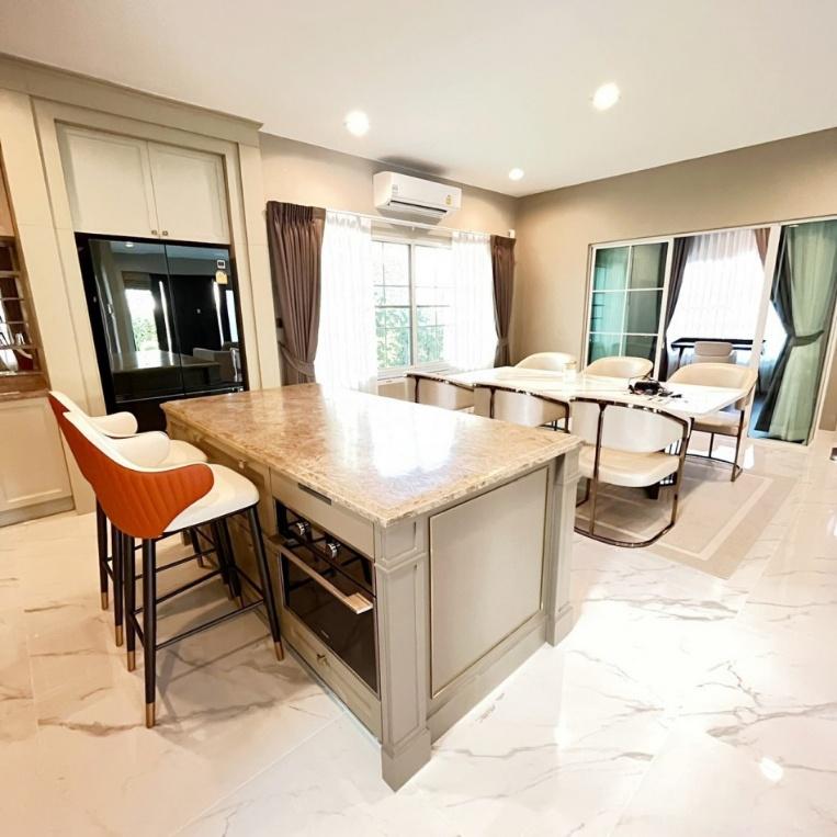 รูป ขาย บ้านเดี่ยว นันทวัน รามอินทรา-พหลโยธิน 50 4 นอน 4 น้ำ 108 ตร.วา หลังมุม สวยหรู เฟอร์นิเจอร์ครบ - รูปที่ 4/12
