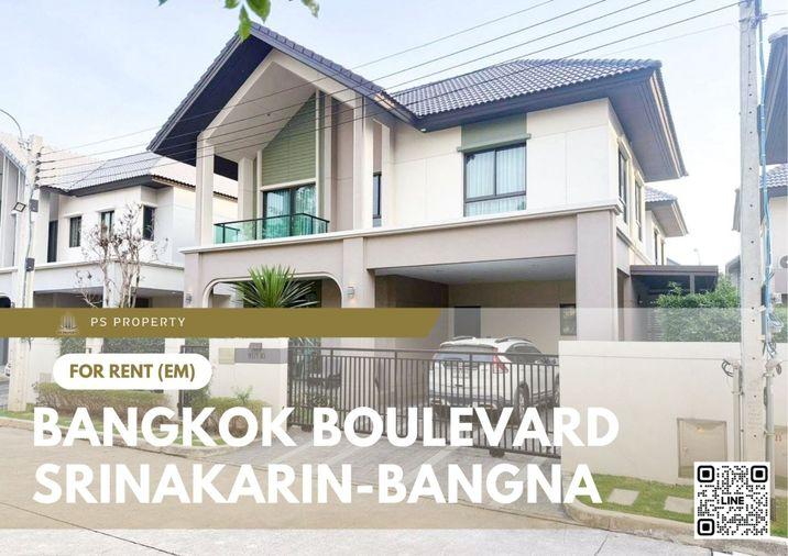รูป บ้านเดี่ยวให้เช่า 📍 Bangkok Boulevard Srinakarin-Bangna 📍 3 ห้องนอน 3 ห้องน้ำ ใกล้ Mega Bangna - รูปที่ 1/9