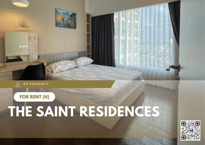 รูป ให้เช่า ✨ The Saint Residences ✨ 2 ห้องนอน เฟอร์นิเจอร์ และ เครื่องใช้ไฟฟ้าครบ ใกล้ BTS ห้าแยกลาดพร้าว - รูปที่ 1/11