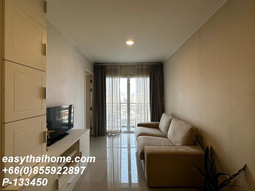 รูป P-133450 🔑 ให้เช่าห้องแบบ 2นอน คอนโดห้องสวย น็อตติ้ง ฮิลล์ สุขุมวิท 107 ใกล้ BTS แบริ่ง ชั้น8 เฟอร์ครบ วิวสวน Line: @easythaihome 085-592-2897 - รูปที่ 4/9