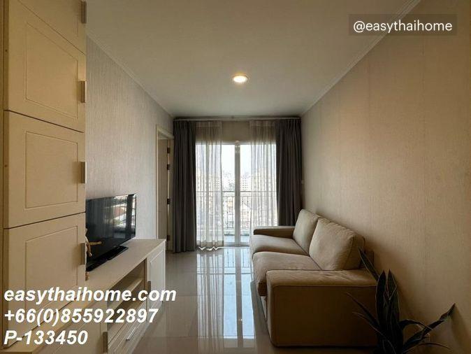 รูป P-133450 🔑 ให้เช่าห้องแบบ 2นอน คอนโดห้องสวย น็อตติ้ง ฮิลล์ สุขุมวิท 107 ใกล้ BTS แบริ่ง ชั้น8 เฟอร์ครบ วิวสวน Line: @easythaihome 085-592-2897 - รูปที่ 4/9