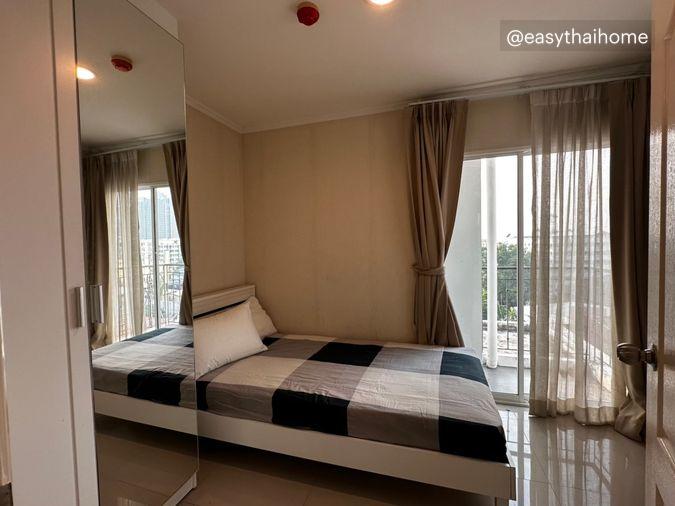 รูป P-133450 🔑 ให้เช่าห้องแบบ 2นอน คอนโดห้องสวย น็อตติ้ง ฮิลล์ สุขุมวิท 107 ใกล้ BTS แบริ่ง ชั้น8 เฟอร์ครบ วิวสวน Line: @easythaihome 085-592-2897 - รูปที่ 1/9